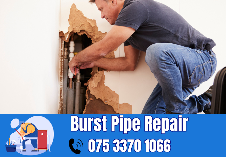 burst pipe repair Dartford